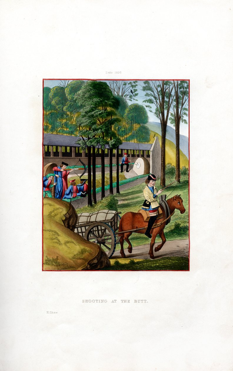 Tir à la cible, 1496, 1843 - Henry Shaw