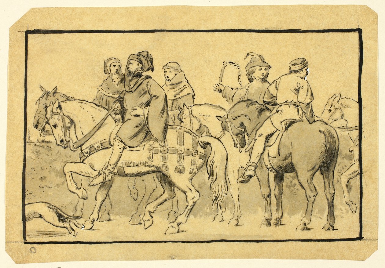 Pèlerins de Canterbury - Henry Stacy Marks