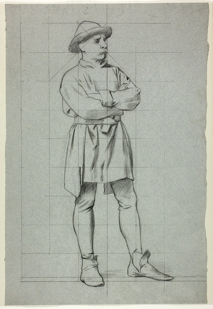 Homme debout avec les bras repliés - Henry Stacy Marks