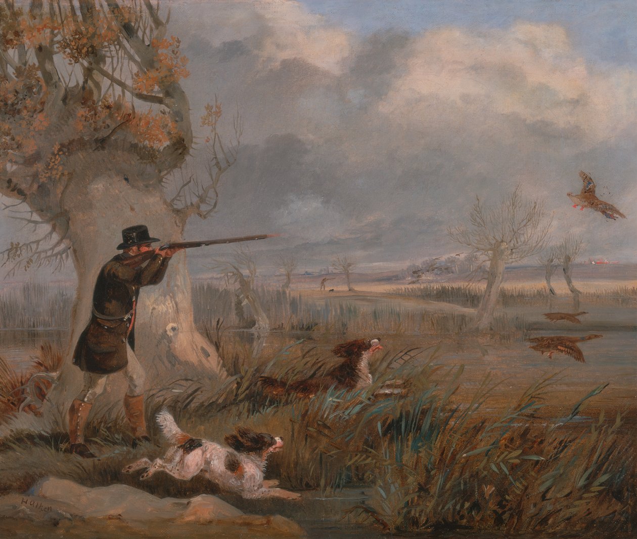 Chasse au canard, vers 1825 - Henry Thomas Alken