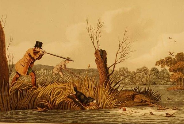 "Flacker Shooting", pub. par Thomas McLean - Henry Thomas Alken