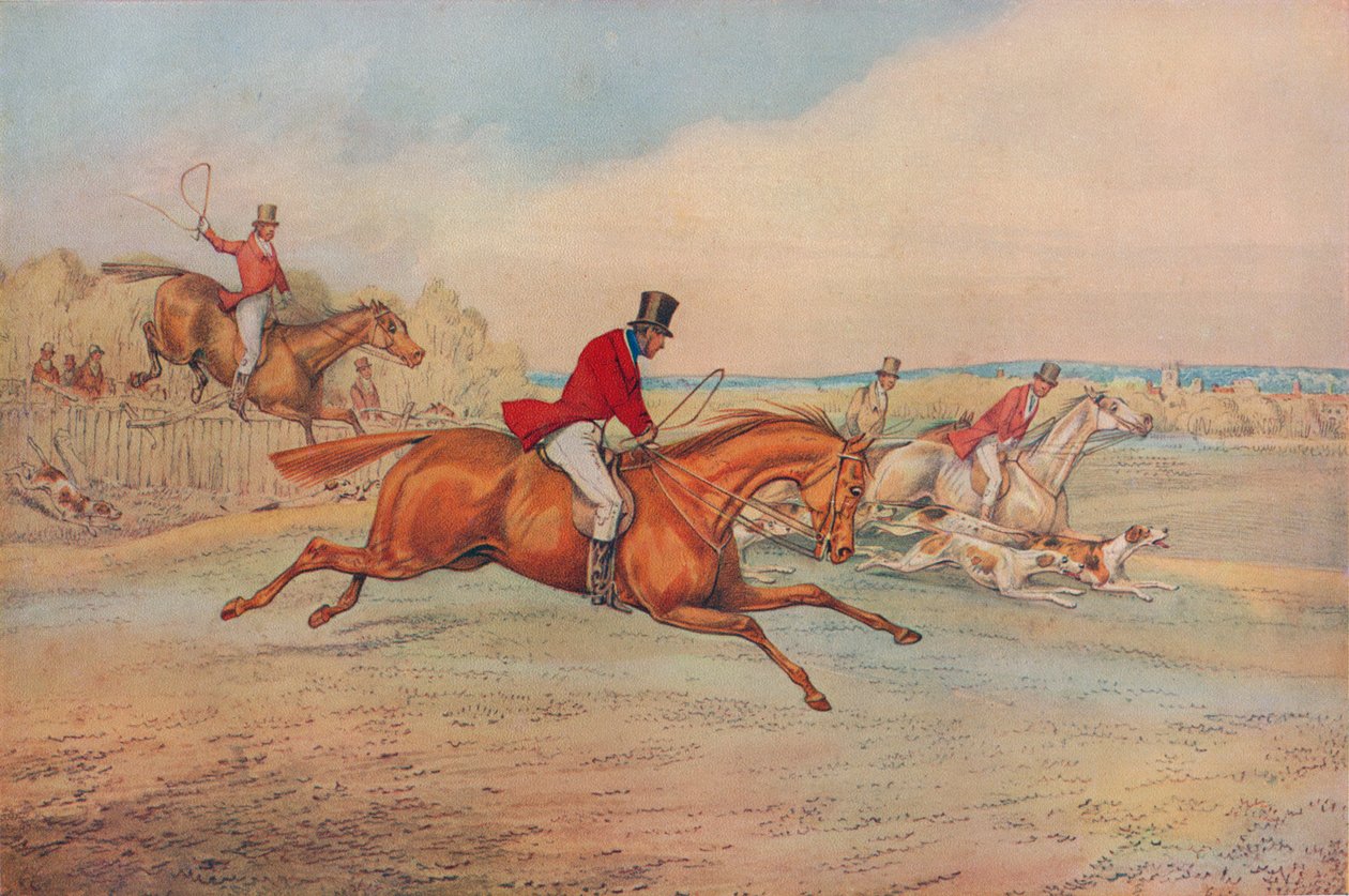Pleine course, vers 1820 - Henry Thomas Alken