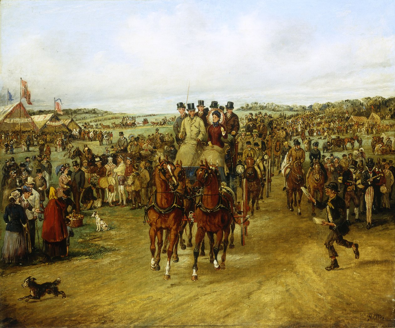 Aller au Derby - Henry Thomas Alken