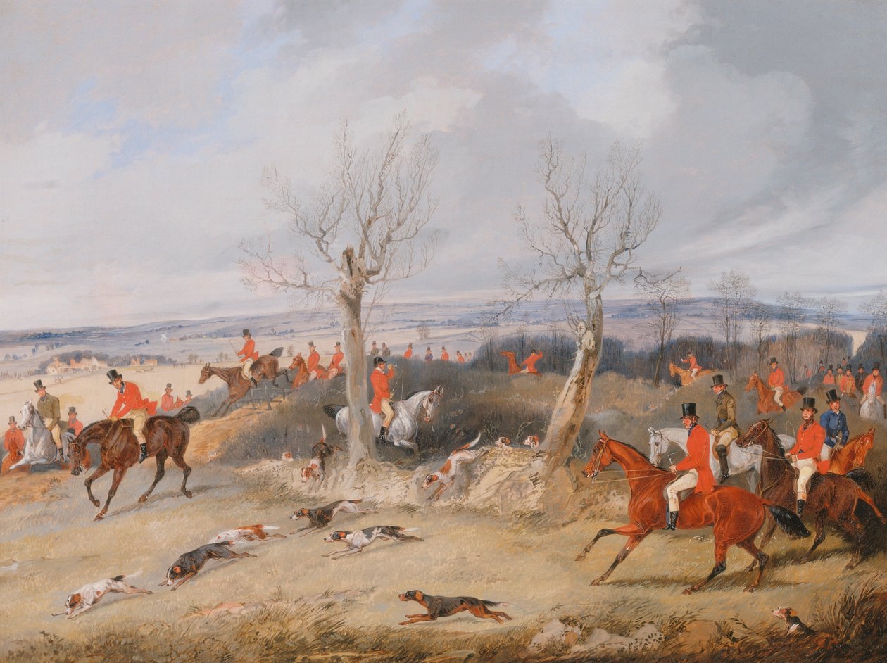 Scène de chasse : En pleine course - Henry Thomas Alken