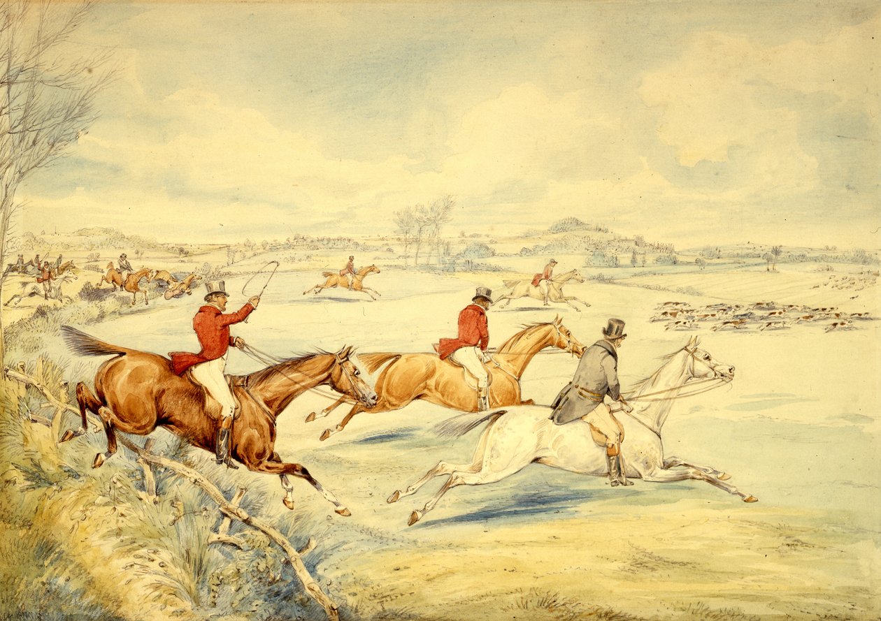 Scènes de chasse : Plein Cri - Henry Thomas Alken