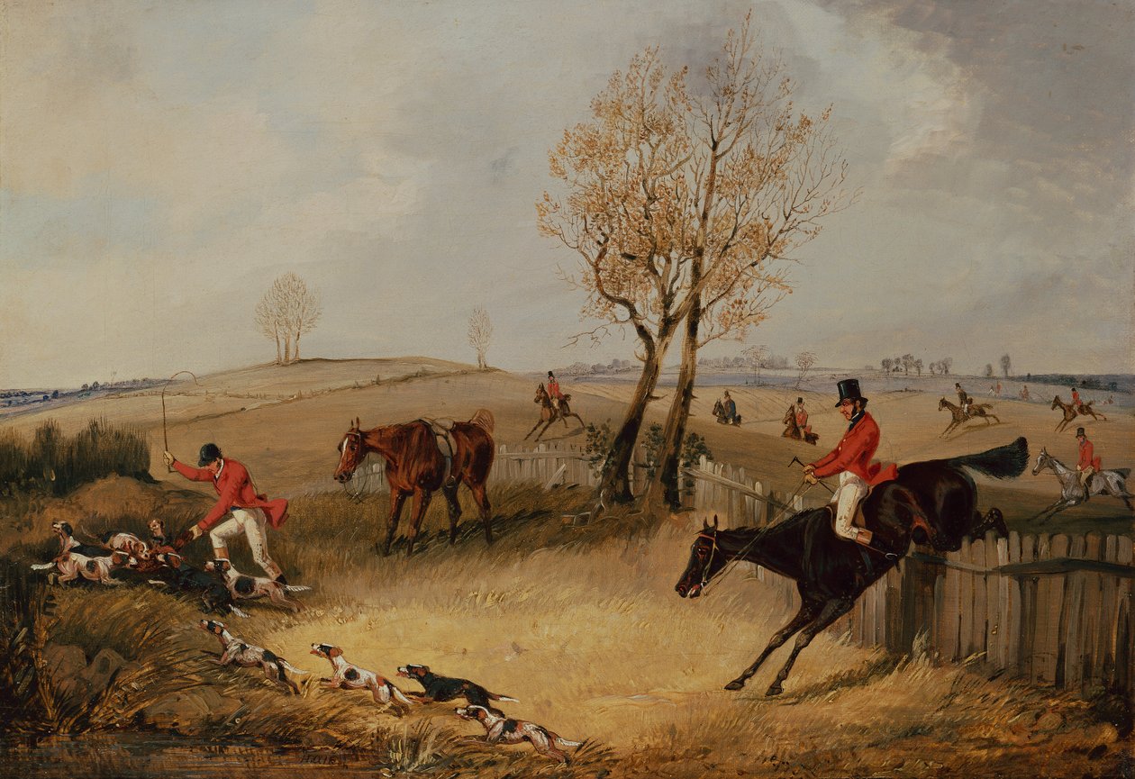 Par-dessus la clôture - Henry Thomas Alken