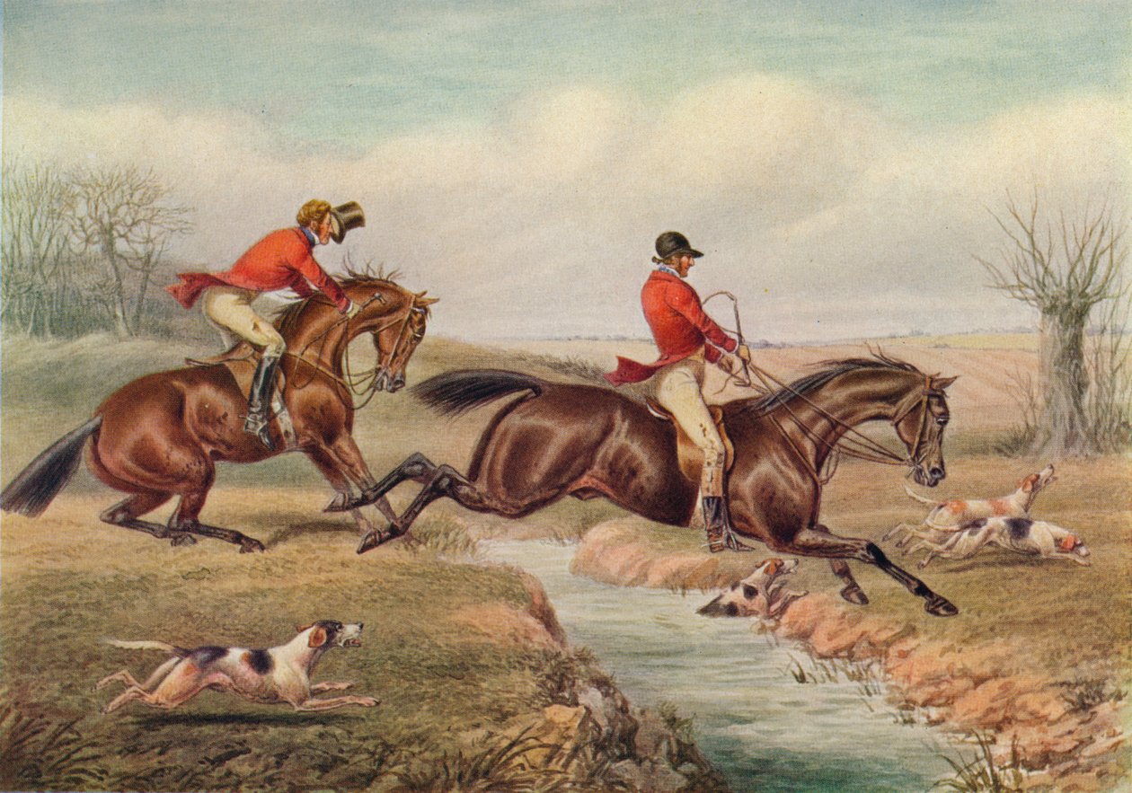 Au-dessus du ruisseau, vers 1800, 1922 - Henry Thomas Alken