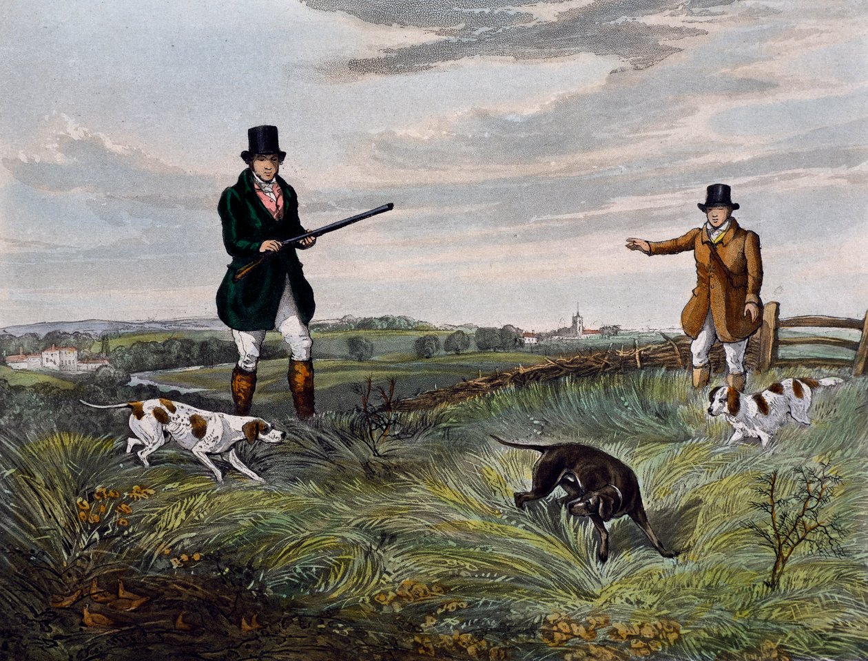 Chasse à la perdrix - Henry Thomas Alken
