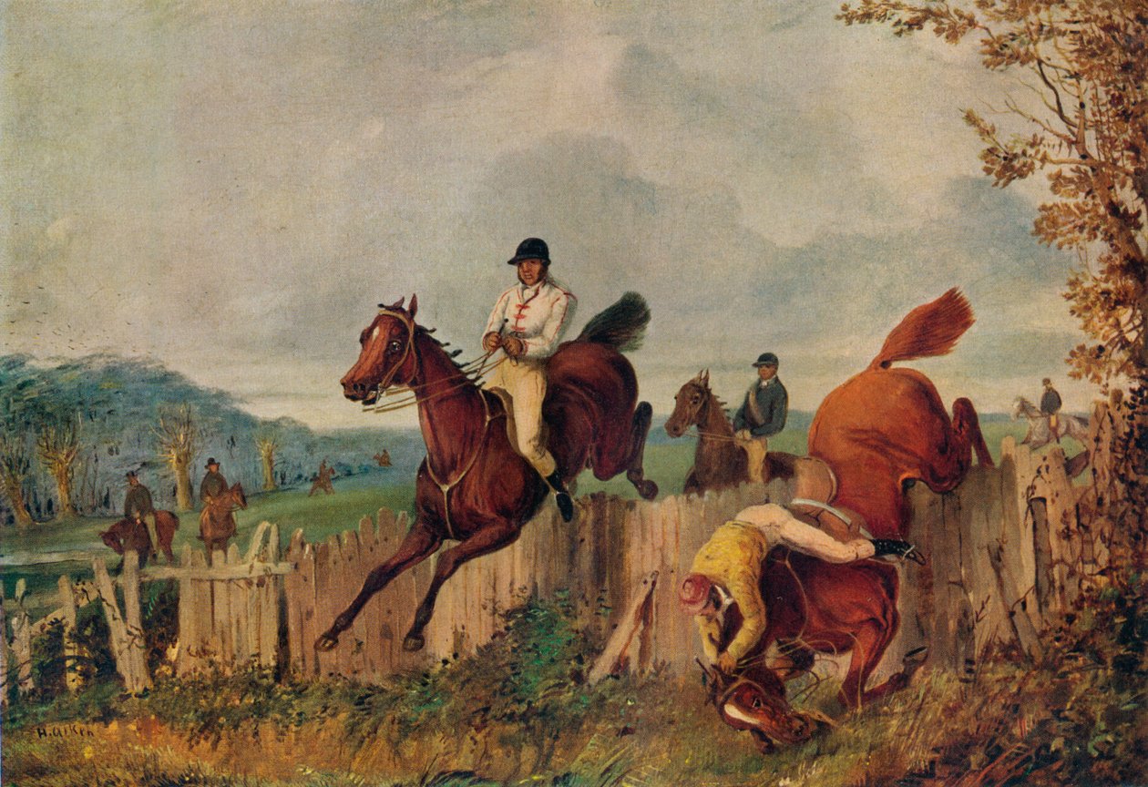 Steeplechasing, vers 1805-1851, 1924 - Henry Thomas Alken