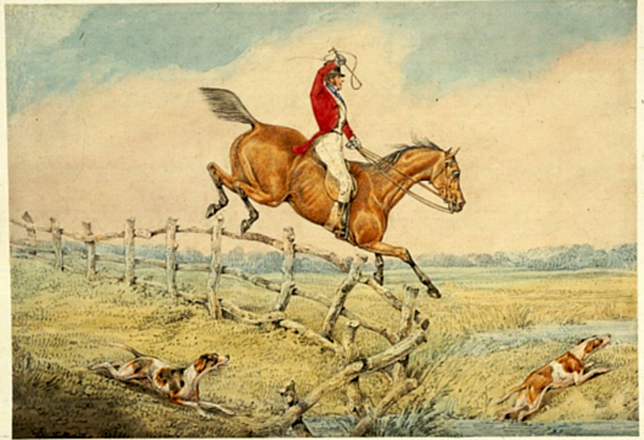 Prendre une clôture - Henry Thomas Alken