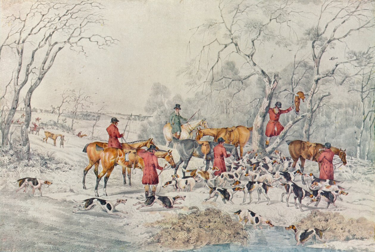 Chasser le renard, vers 1800, 1922 - Henry Thomas Alken