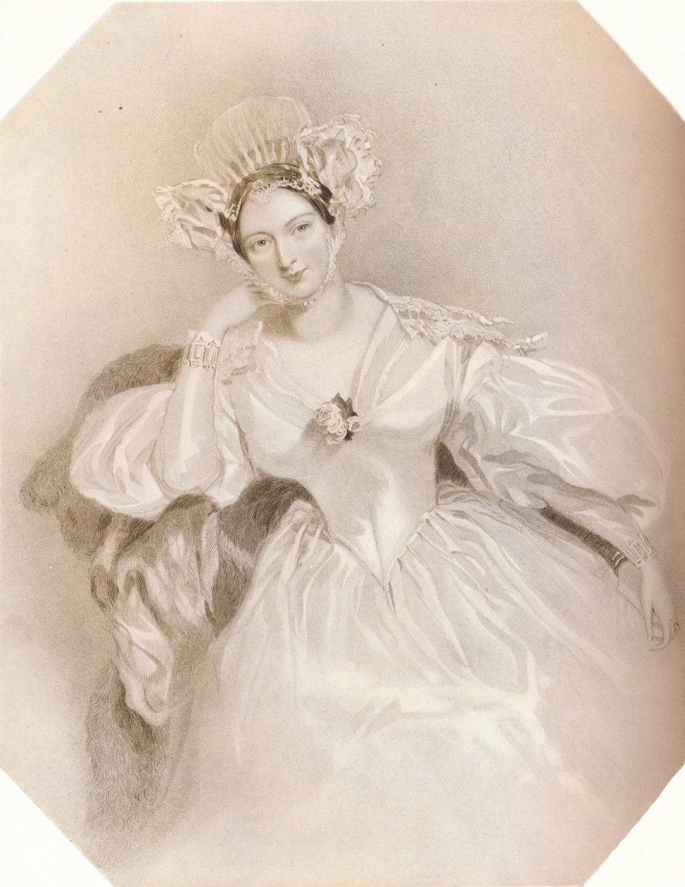 Marguerite Comtesse de Blessington, vers 1834 - Henry Thomas Ryall