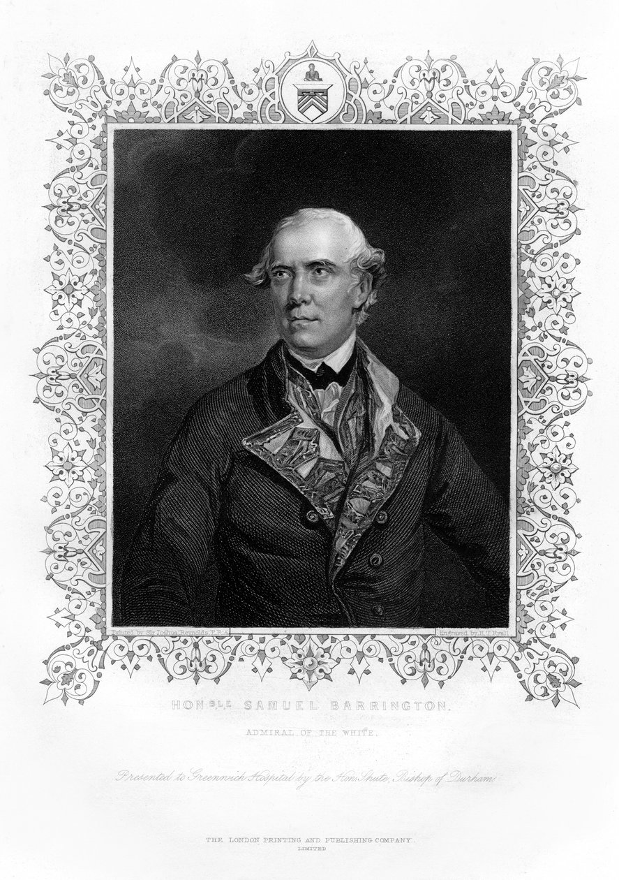 Samuel Barrington, amiral britannique, 19e siècle - Henry Thomas Ryall