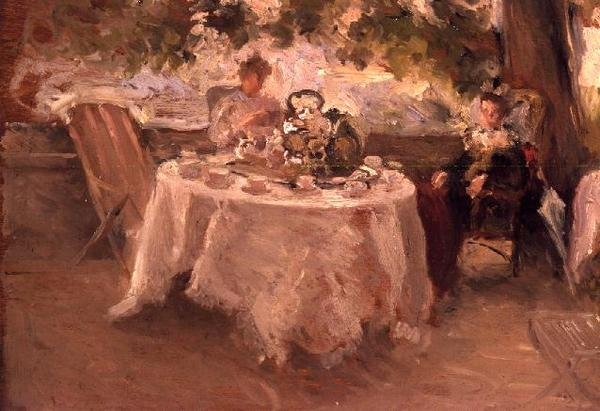 La fête du thé - Henry Tonks