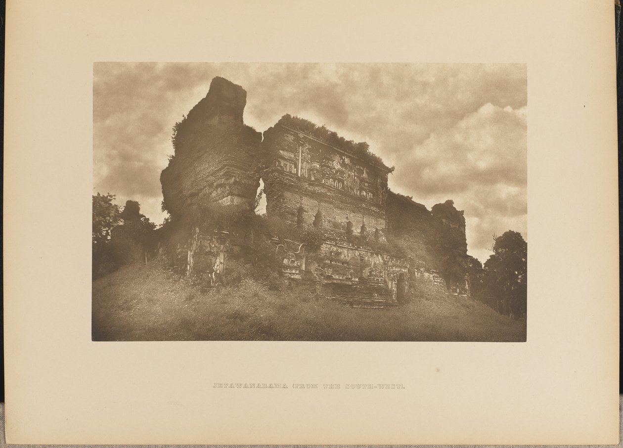 Jetawanarama depuis le sud-ouest - Henry W. Cave