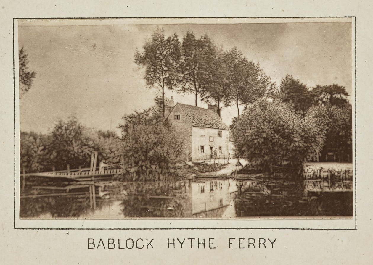 Bablock Hythe Ferry - Henry W. Taunt