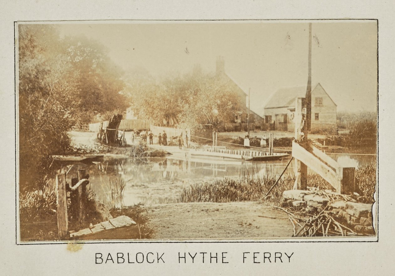 Bablock Hythe Ferry - Henry W. Taunt