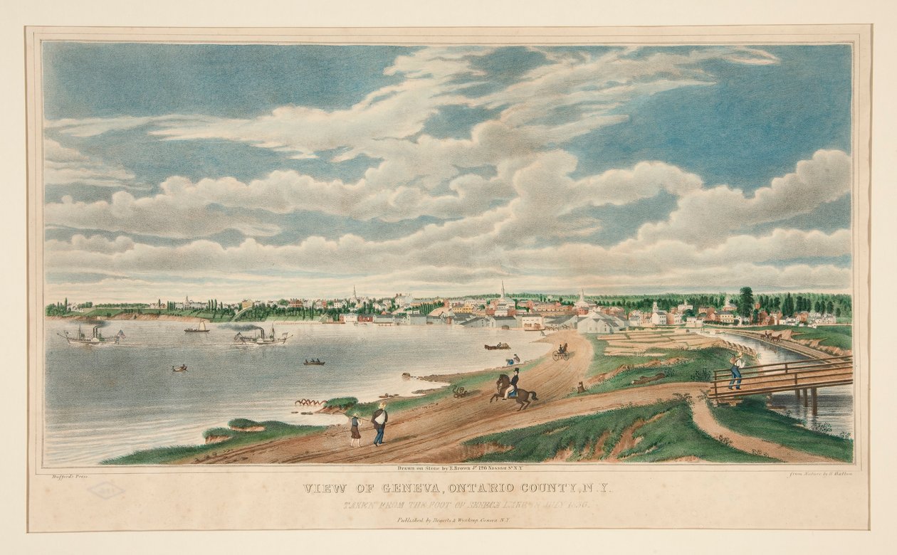 Vue de Genève, comté d