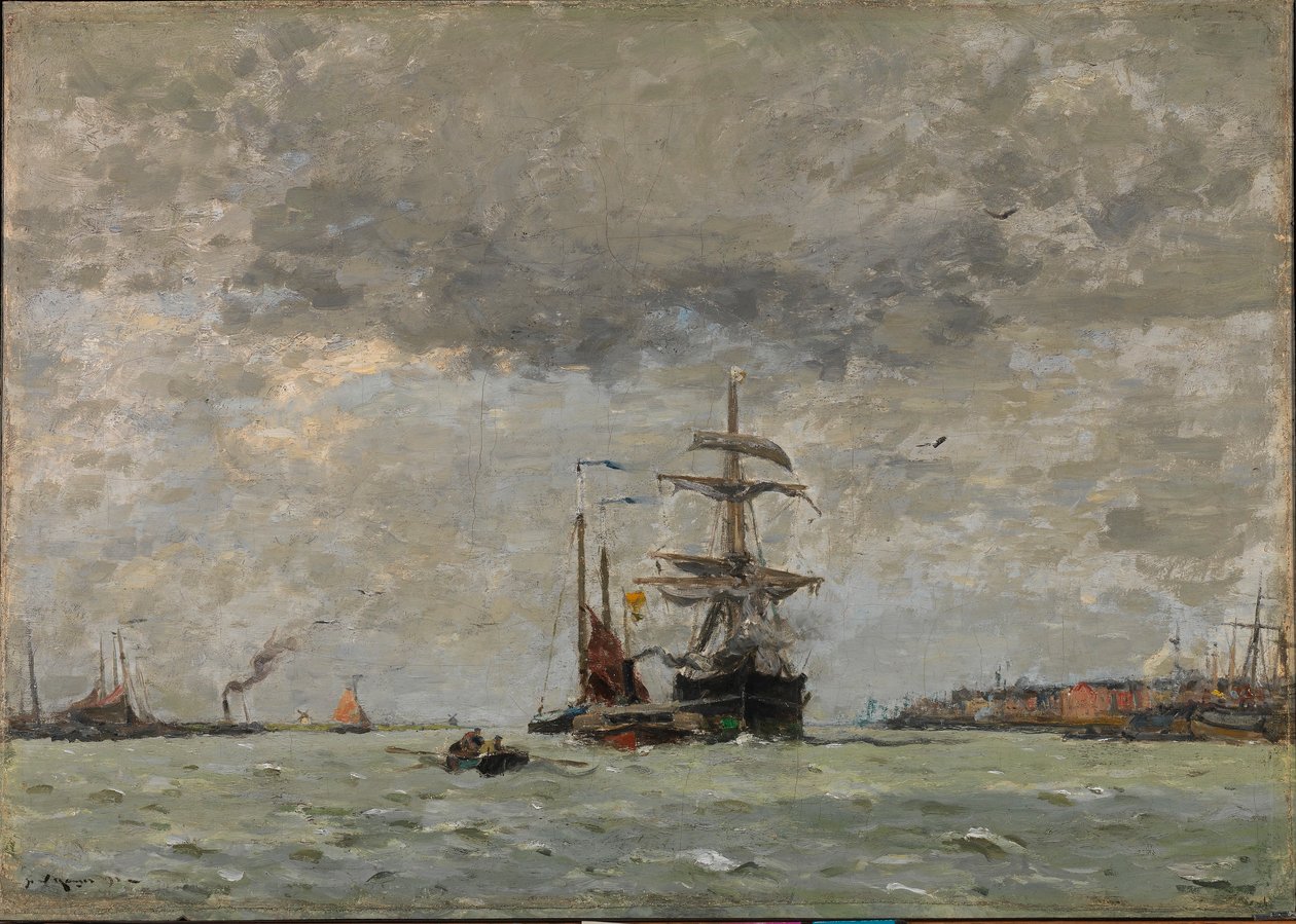Entrée du port - Henry Ward Ranger