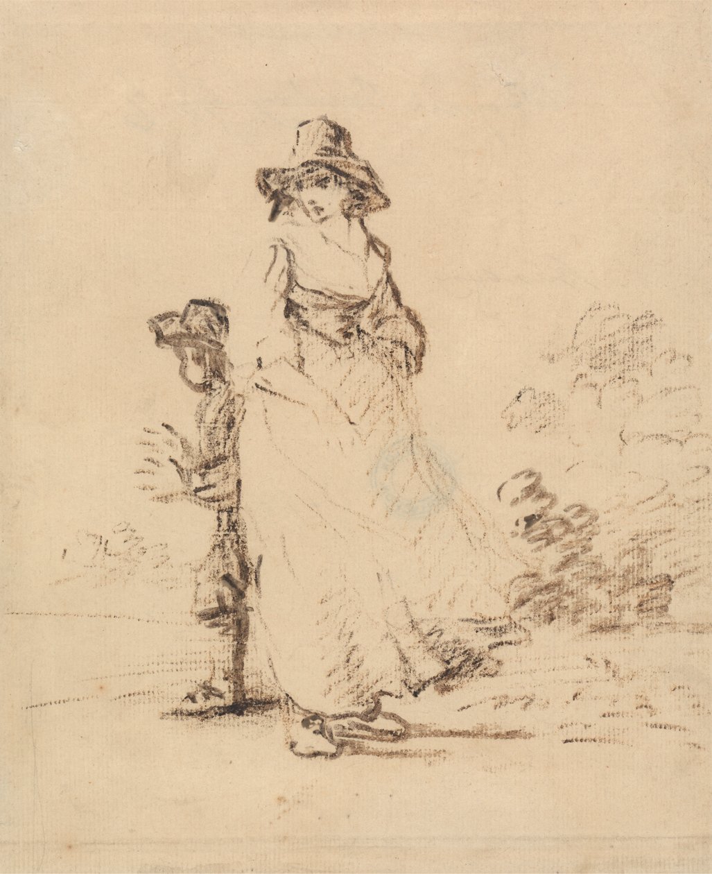 Un garçon et une fille de la campagne - Henry William Bunbury