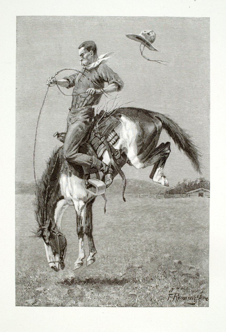 Un bronco qui se bouscule - Henry Wolf