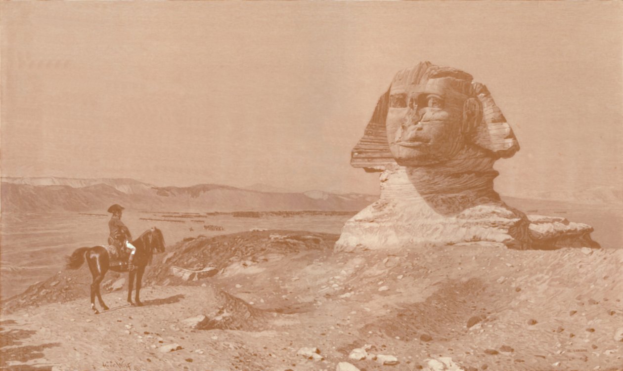 Bonaparte devant le Sphinx, 1886 - Henry Wolf