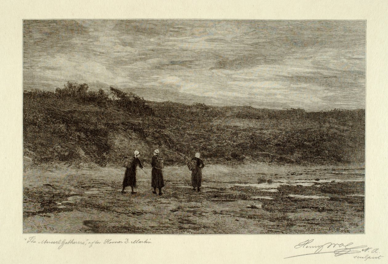 Mussel Gatherers - Henry Wolf