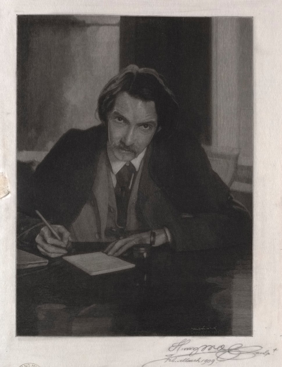 Robert Louis Stevenson, 1909 - Henry Wolf