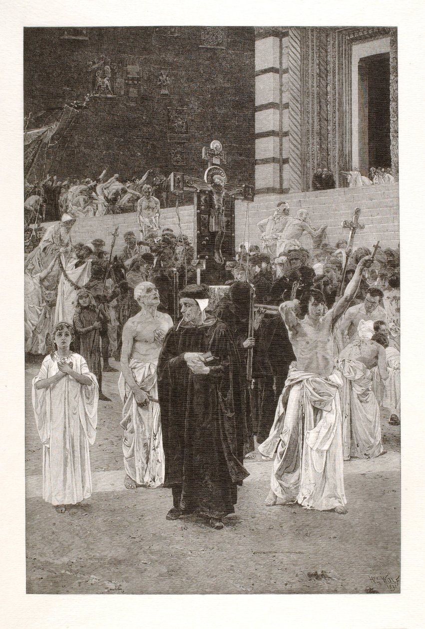 Les Flagellants (détail) - Henry Wolf