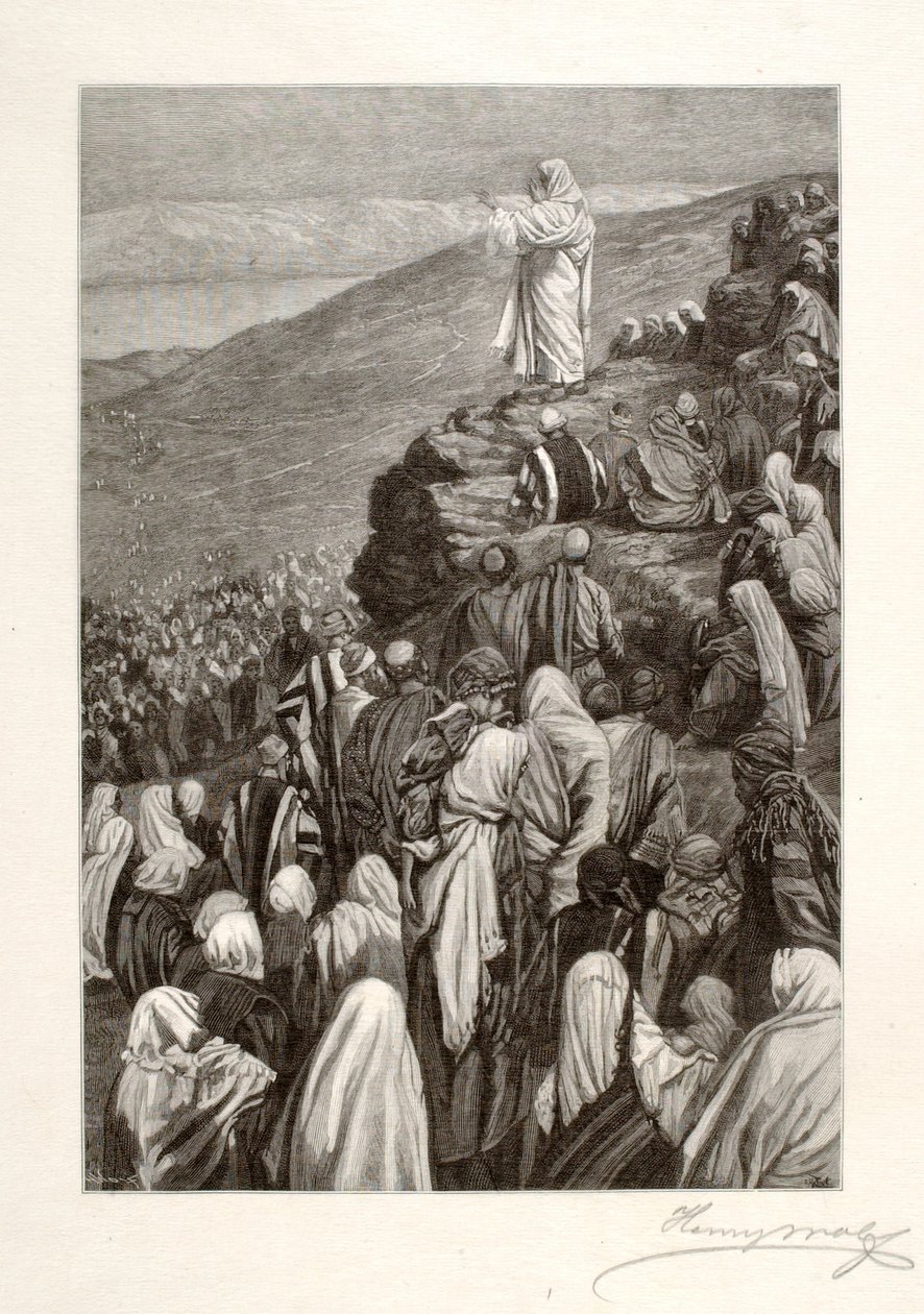 Le sermon sur la montagne - Henry Wolf