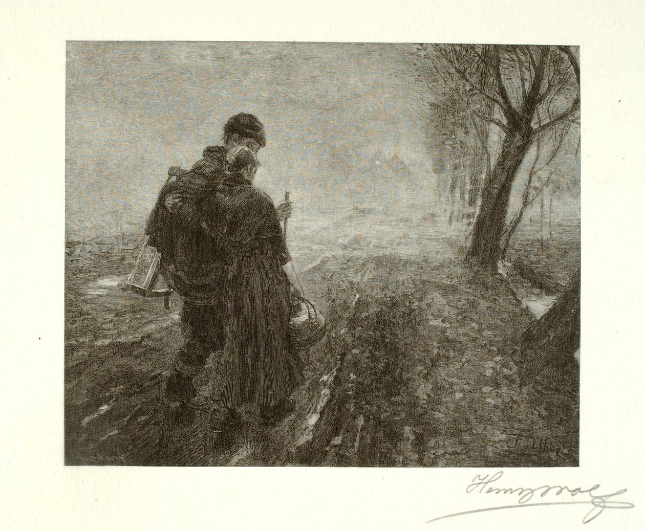 La marche vers Bethléem - Henry Wolf