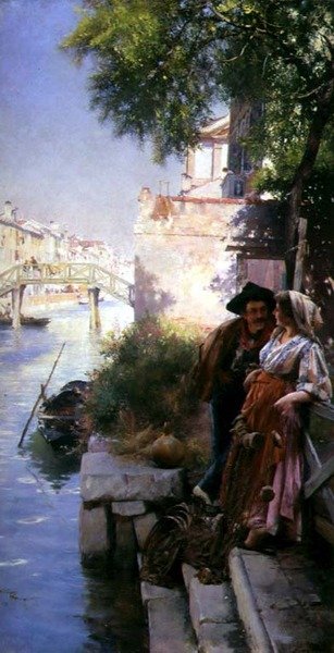 La cour de pêcheur - Henry Woods