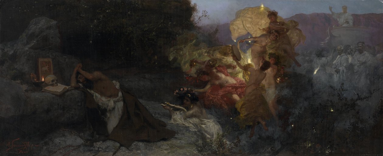La Tentation de Saint Jérôme - Henryk Siemiradzki