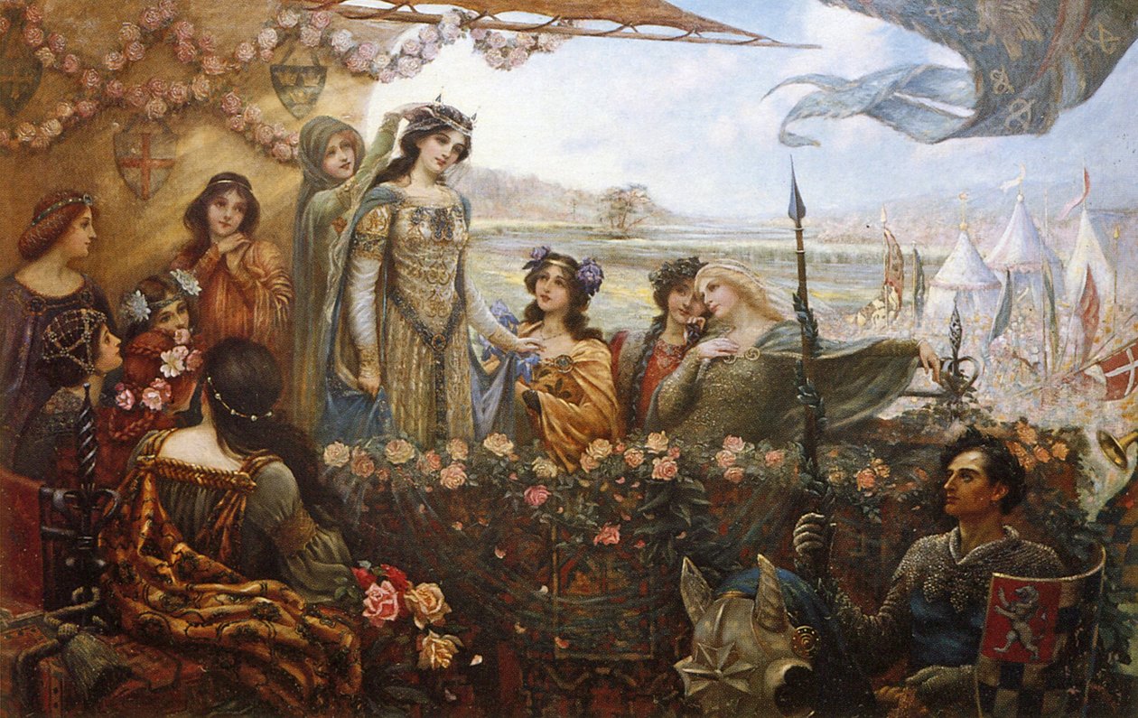 Lancelot et Guenièvre - Herbert James Draper