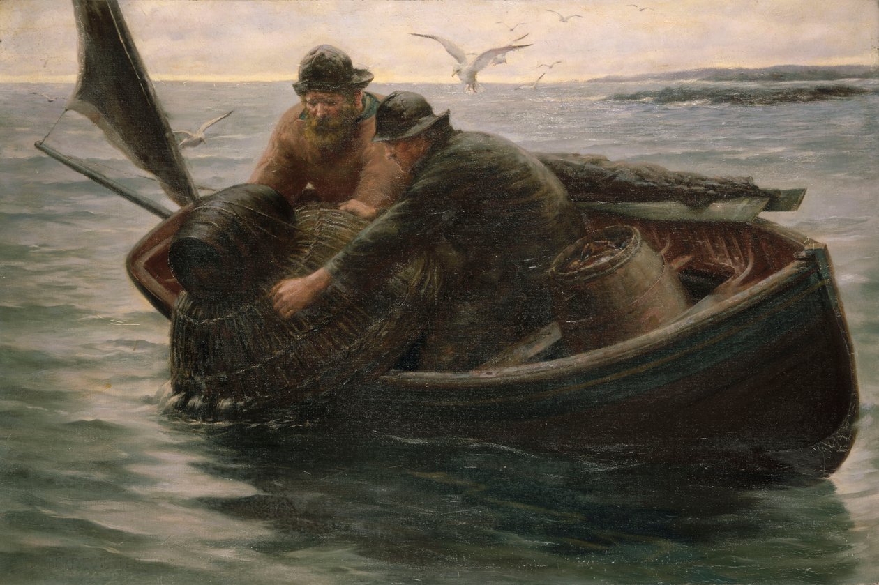 Remontée du casier à homards - Herbert E. Butler