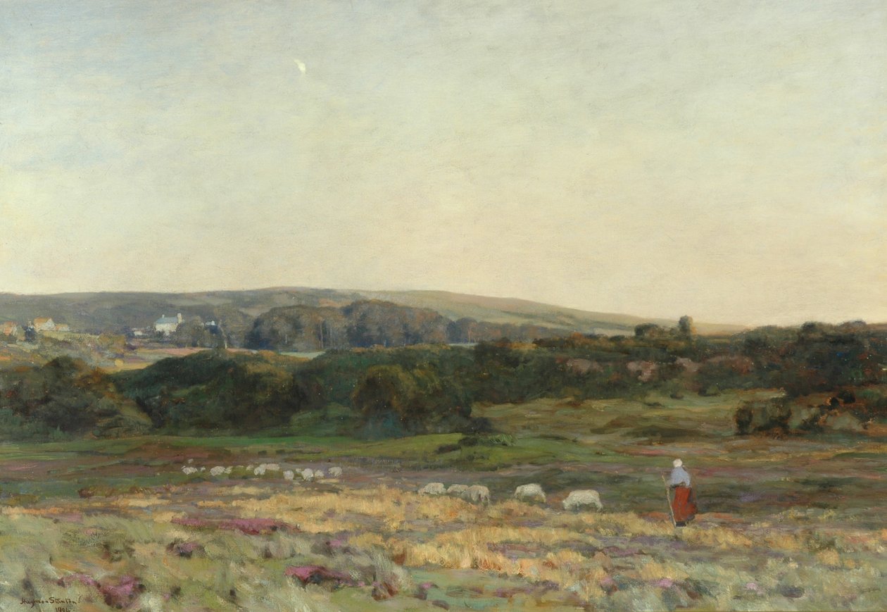 Crépuscule du soir, Studland, Dorset, 1904 - Herbert Hughes Stanton