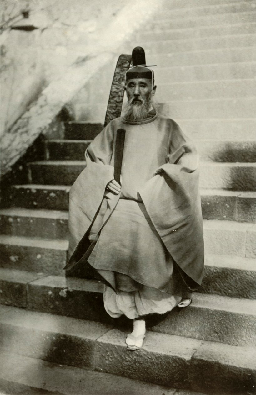 Un prêtre shinto, 1910 - Herbert Ponting