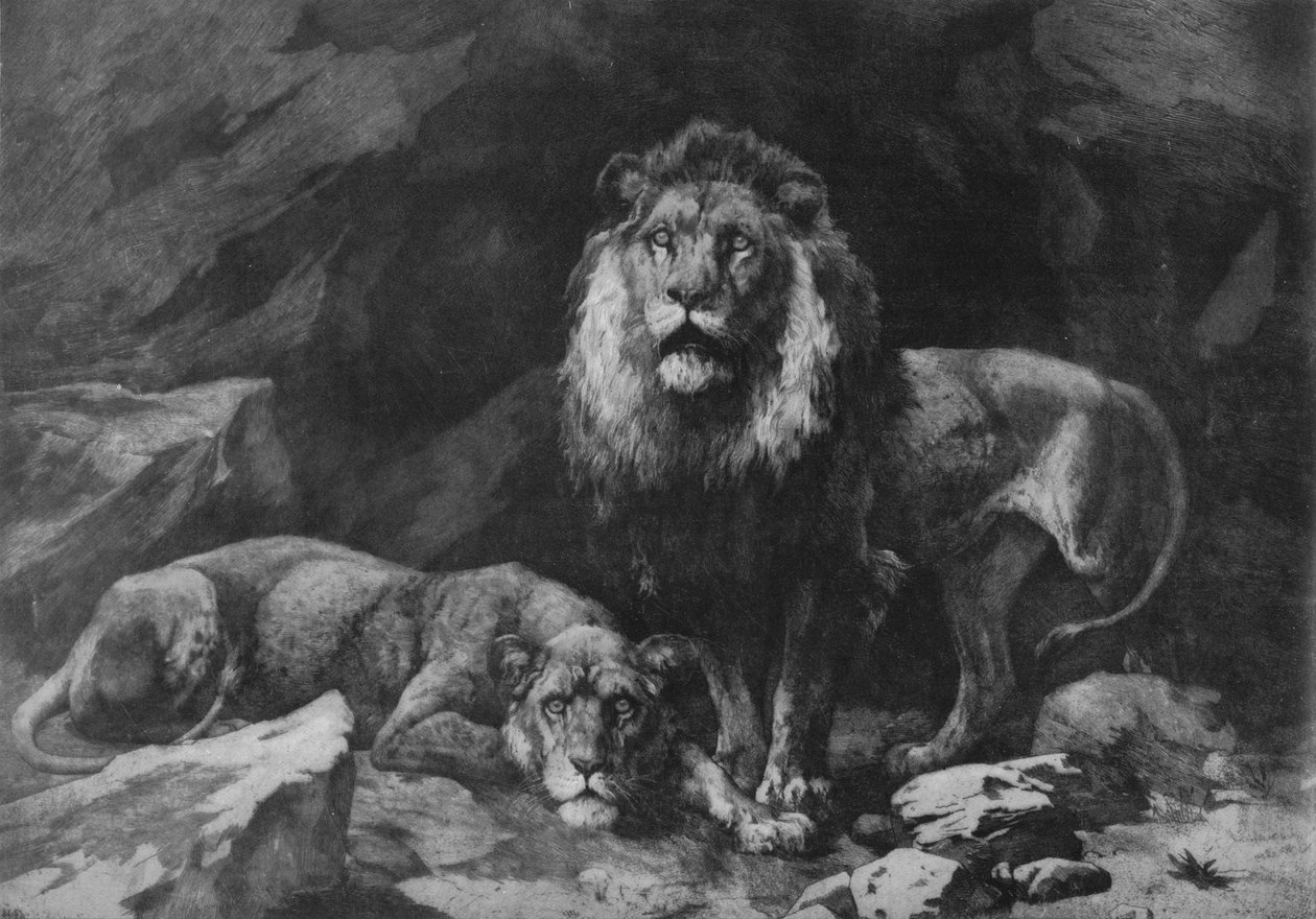 Roused!, vers 1910, 1911 - Herbert Thomas Dicksee