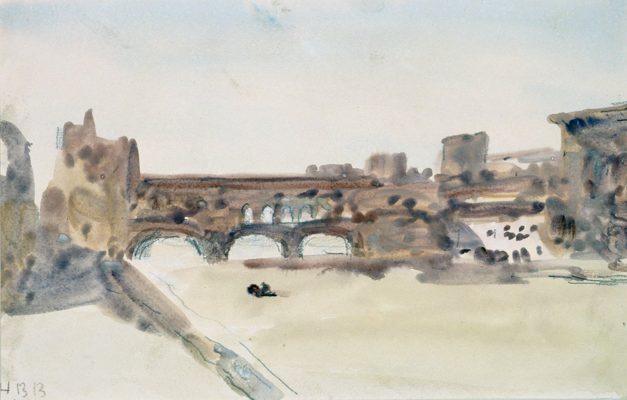 Le Ponte Vecchio, Florence - Hercules Brabazon Brabazon