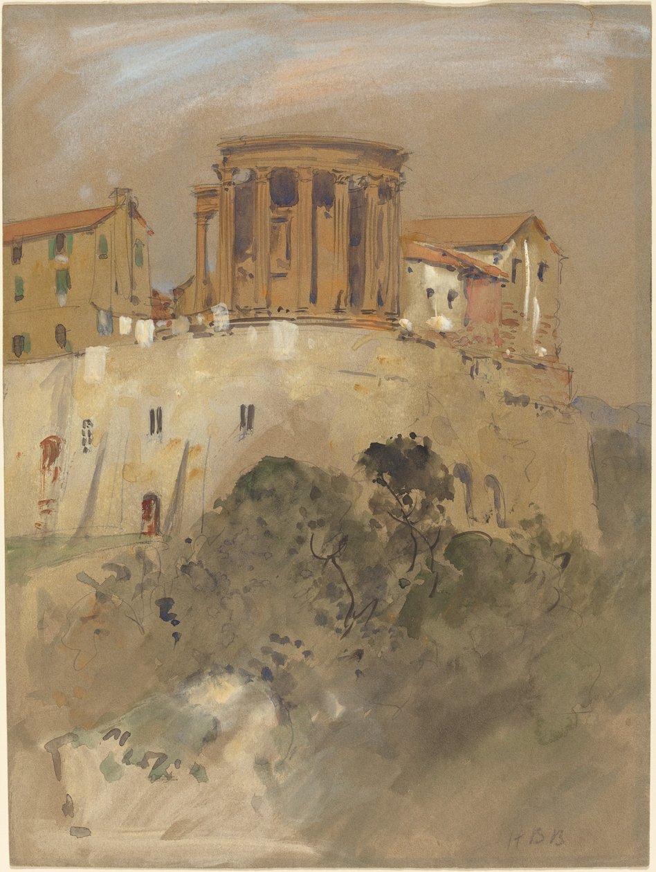 Temple de Vesta à Tivoli - Hercules Brabazon Brabazon