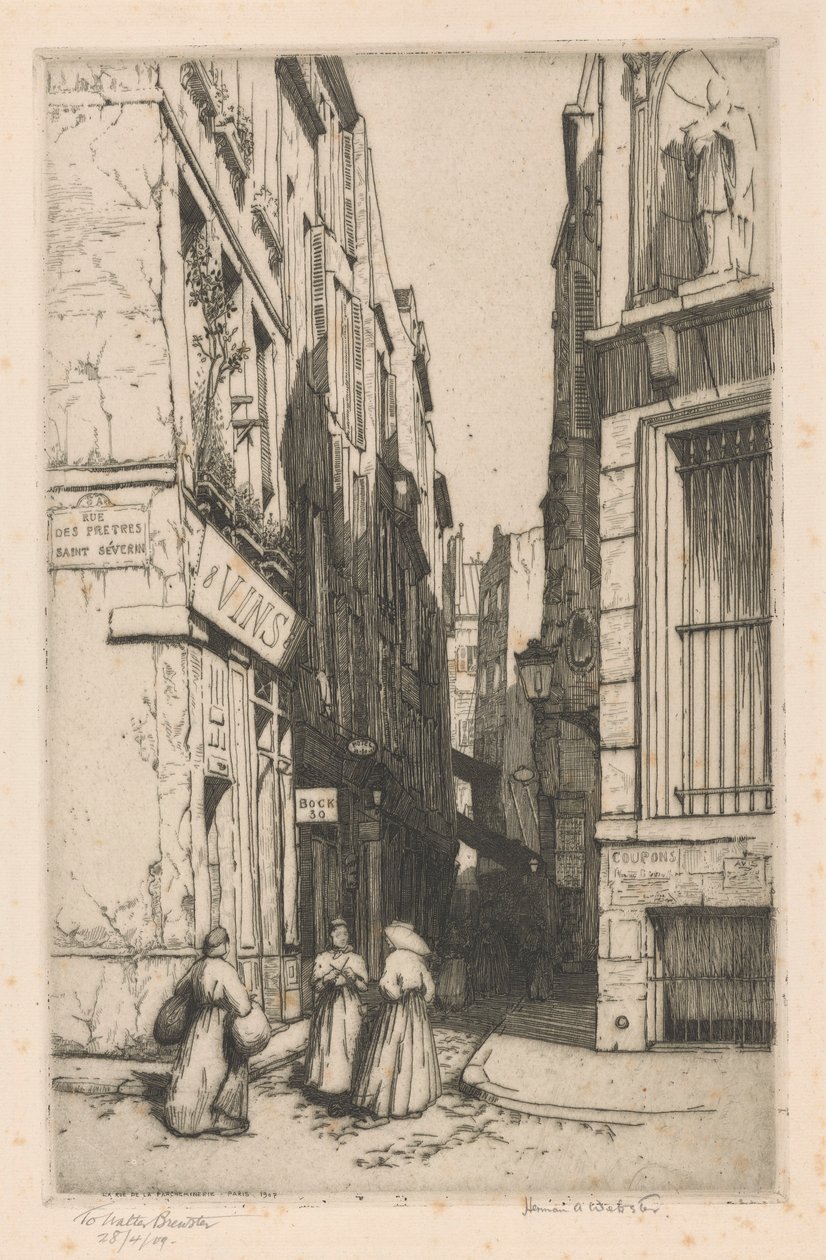 Rue de la Parcheminerie, Paris - Herman Armour Webster