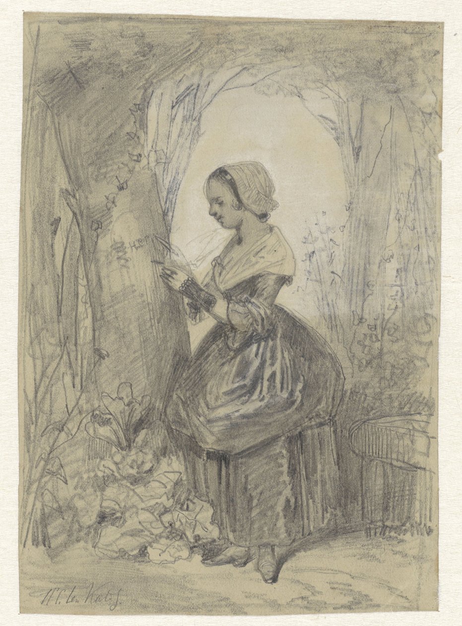 Fille près d