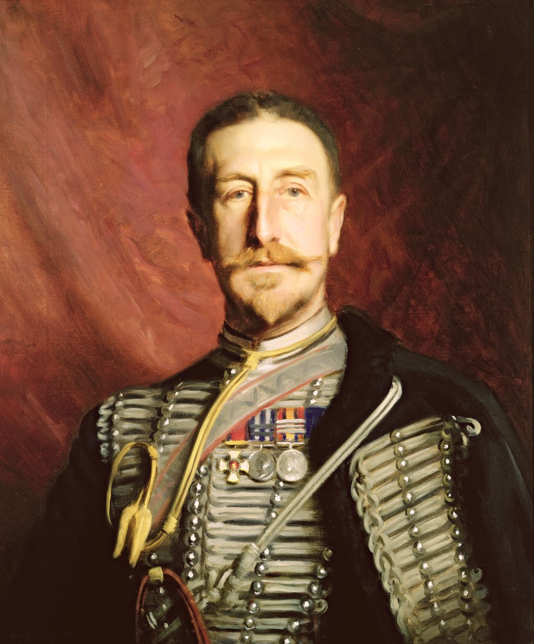 Colonel Frederick Richard Thomas Trench-Gascoigne DSO - Herman Gustave Herkomer
