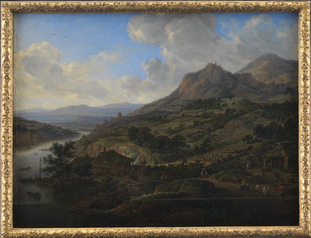 Vendanges au Rhin - Herman Saftleven