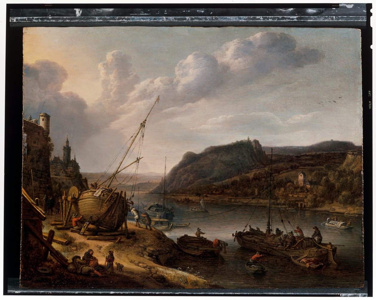 Paysage fluvial - Herman the Younger Saftleven