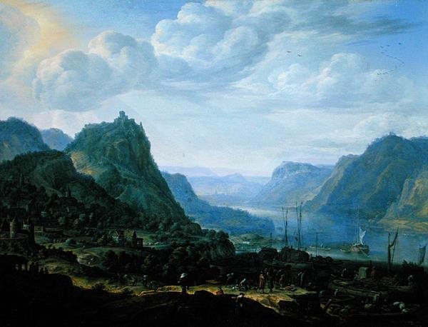 Vue sur le Rhin - Herman the Younger Saftleven
