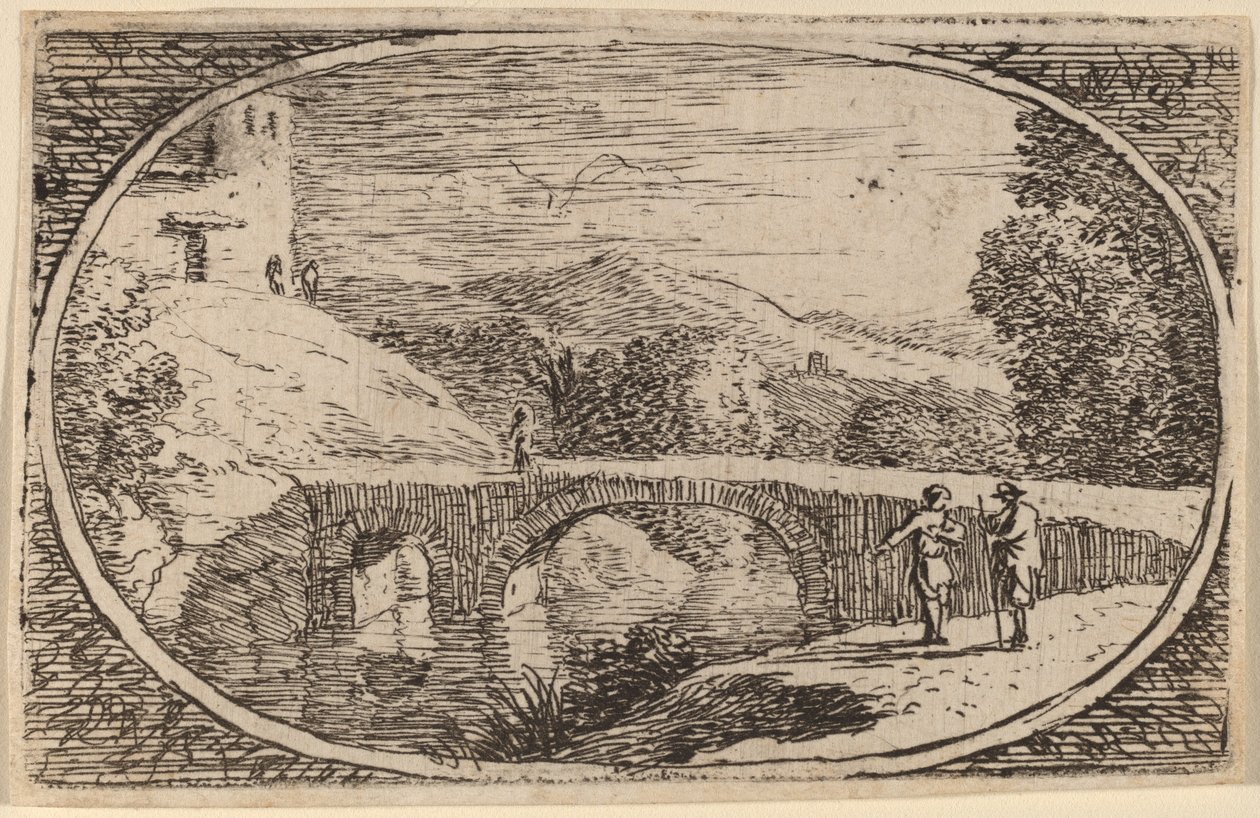 Un pont de pierre - Herman van Swanevelt
