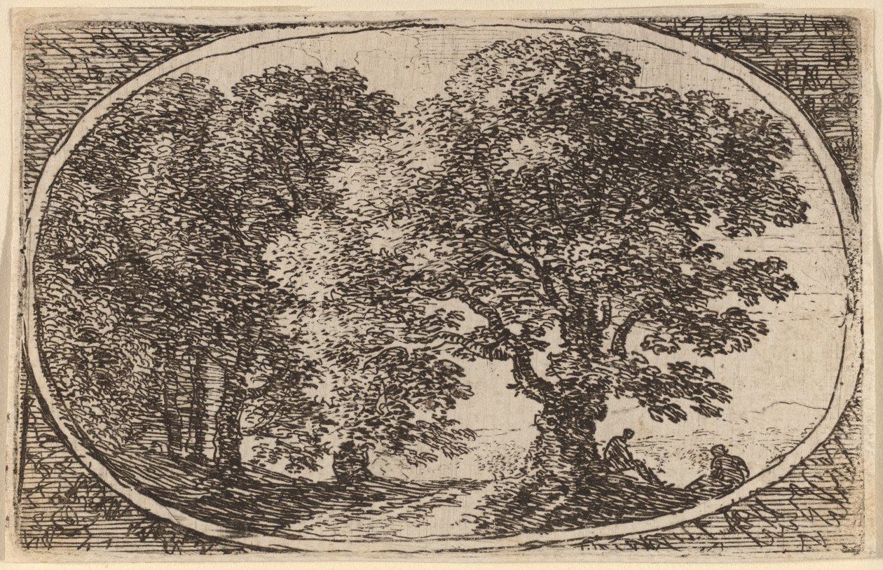Chemin entre les arbres - Herman van Swanevelt