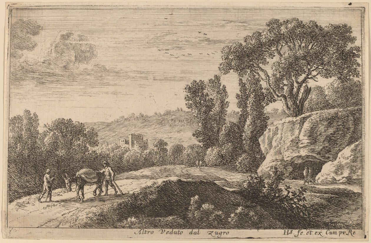 Deuxième vue de Zugro - Herman van Swanevelt