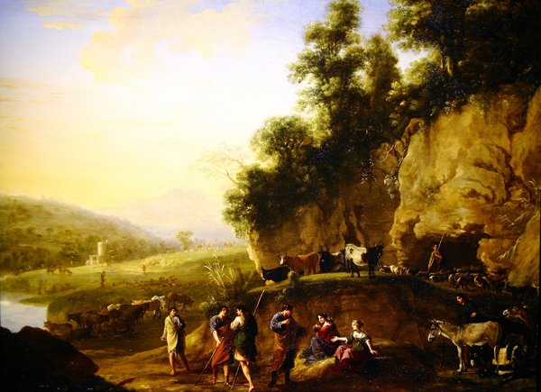 Les bergers - Herman van Swanevelt